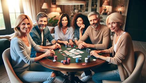 poker lobby with friends.